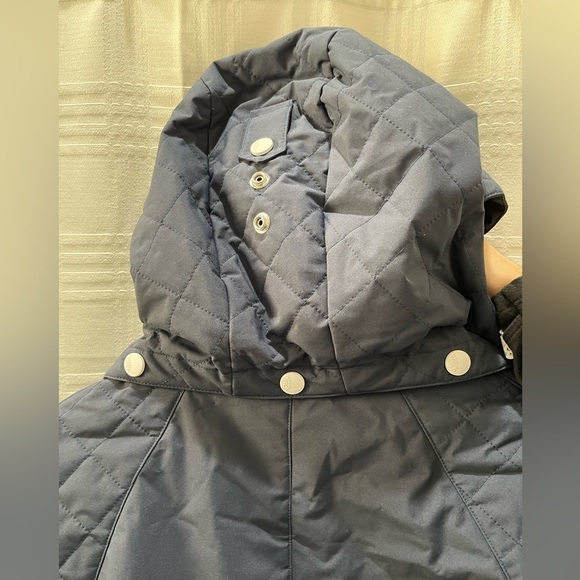 NEW FP free people movement all prepped short parka jacket navy blue NWOT - Picture 9 of 11